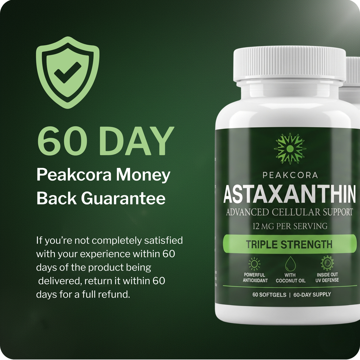 Peakcora Astaxanthin - Blood Pressure Support
